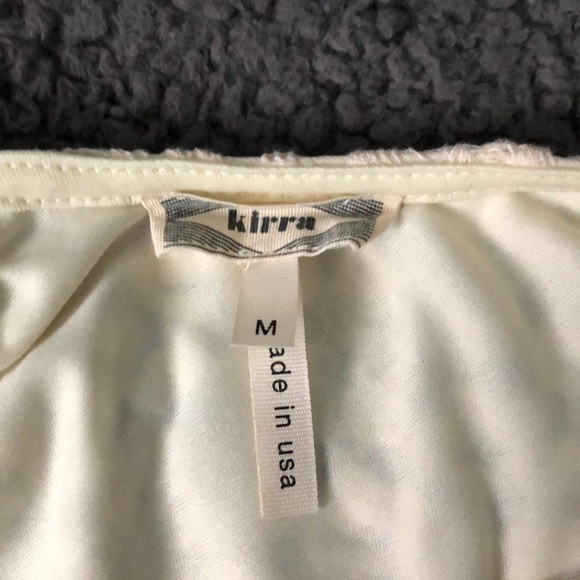 Kirra lace peplum open back top - Picture 3 of 5